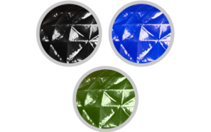 Barvy grilu DINO: černá, řecká modrá, zelená