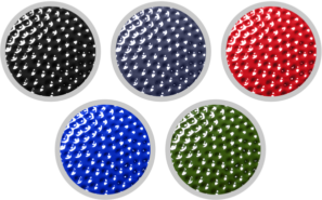 Barvy grilu KODIAK: černá, šedomodrá, červená, řecká modrá, zelená